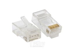 Коннектор RJ-45 TERACOM PRO неэкранированный 8P8C 30мкд Cat.6 универсальный (упак.20шт) EKF TRP-PLUG-6UTP-20