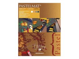 Блок бумаги для пастели "Pastelmat" 4 оттенка, 24x30см, 360 г, 12л. Clairefontaine 96007C