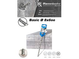 Сверло-бур по бетону SDS+ 8х600 "Basic" Rennbohr 690860