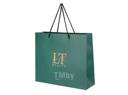 Пакет бумажный упаковочный изумрудный 27*32*9.5cm La and Te Kit LT-B1(emerald)