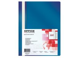 Папка скоросшиватель А4 "Office Products" т.-синий