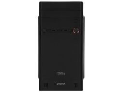 Корпус Digma DC-MATX102-U2 черный без БП mATX 1x80mm 2x120mm 2xUSB2.0 audio