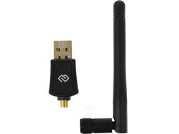 Сетевой адаптер WiFi Digma DWA-AC600E AC600 USB 2.0 (ант.внеш.съем) 1 ант.