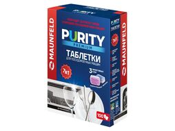 Таблетки для посудомоечных машин MAUNFELD Purity Premium all in 1 MDT100PP (100 шт. в упаковке)