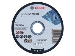 Круг отрезной 115х1,0х22,23 мм Standard for Metal (прямой) BOSCH 2.608.619.767