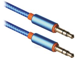 Кабель AUDIO 3.5MM 1.2M BLUE JACK M- JACK M Defender 87512