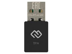 Сетевой адаптер WiFi + Bluetooth Digma DWA-BT5-AC600C AC600 USB 2.0 (ант.внутр.) 1 ант.