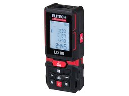 Дальномер лазерный LD 80 (HD, 80 м, ± 2 мм/м, 2хAAA Ni-MH, Коробка) ELITECH 204770