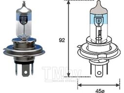 Лампа галогеновая H4 12V X-TREME Light +50% MAGNETI MARELLI 2585100000