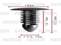 Клипса пластмассовая применяемость: держатель многоцелевой PATRON P37-1939