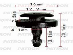 Клипса пластмассовая Infiniti,Nissan применяемость: зажимы, фиксаторы, коннекторы PATRON P37-1130