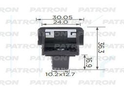 Клипса пластмассовая Nissan применяемость: крепление бампера PATRON P37-1085