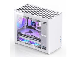 Корпус JONSBO D30 White без БП, боковая панель из закаленного стекла, mini-ITX, micro-ATX, белый