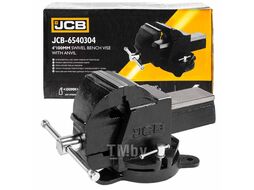 Тиски стальные поворотные с наковальней 4"-100мм JCB JCB-6540304