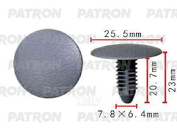 Клипса пластмассовая Ford применяемость: клипса нажимная (потолок) PATRON P37-1667