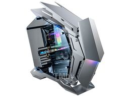 Корпус JONSBO MOD3 Gray без БП, боковая панель из закаленного стекла, mini-ITX, micro-ATX, ATX, серебристый