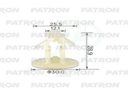 Клипса пластмассовая Mitsubishi применяемость: внутренняя обшивка, коврики PATRON P37-2339