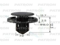 Клипса пластмассовая Infiniti, Nissan, Renault, Toyota применяемость: бампер PATRON P37-0422A