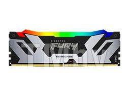 Модуль памяти Kingston 32GB DDR5 8000 FURY Renegade Silver/Black RGB XMP Non-ECC Unbuffered DIMM (Kit 2*16gb) 1RX8 38-48-48 1.45V 288-pin 16Gbit