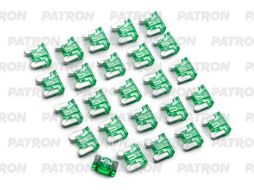 Предохранитель пласт.коробка LOW PROFILE MINI Fuse 30A зеленый PATRON PFS090