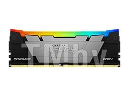 Память DIMM DDR4 16Gb PC25600 3200MHz CL16 1.2В Kingston FURY Beast Renegade RGB (KF432C16RB12A/16)