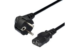 Кабель питания CEE 7/7-C13 1.8M BLACK GOPOWER 00-00024054