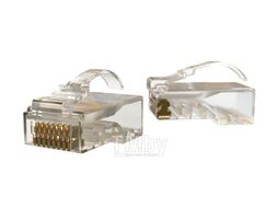 Коннектор Hyperline (PLEZ-8P8C-UA-C6-100) кат.6 RJ45 прозрачный (100шт)