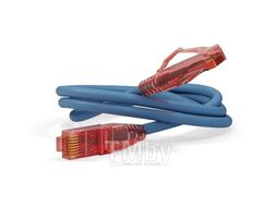 Патч-корд Hyperline PC-LPM-UTP-RJ45-RJ45-C5e-0.3M-LSZH-BL PC-LPM-UTP-RJ45-RJ45-C5E-0.3M UTP RJ-45 вил.-вилка RJ-45 кат.5E 0.3м синий LSZH 24AWG