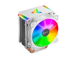 Кулер JONSBO CR-1400 White LGA1700/1200/115X/AM4 (TDP 125W, PWM, 92mm ARGB Fan, 4 тепловые трубки, 4-pin, белый)