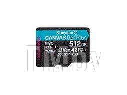 Флеш карта microSDXC 512Gb Class10 Kingston SDCG3/512GBSP Canvas Go! Plus w/o adapter