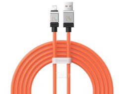 Кабель Baseus CAKW000507 CoolPlay Series Fast Charging USB to iP 2.4A 2m Orange