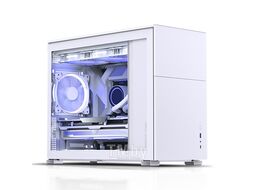 Корпус JONSBO D31 STD White без БП, боковая панель из закаленного стекла, mini-ITX, micro-ATX, белый