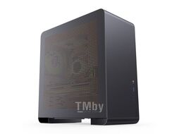 Корпус JONSBO U4 PRO Black без БП, боковая панель из закаленного стекла, mini-ITX, micro-ATX, ATX, черный