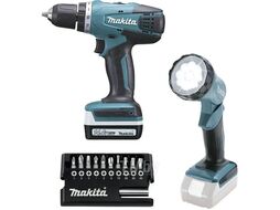 Дрель-шуруповерт Makita DF347DWLX1