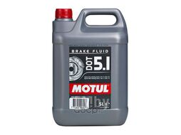 Жидкость тормозная FMVSS 116 DOT 5.1 DOT 4 DOT 3 SAE J1703 ISO 4925 DOT 5.1 BRAKE FLUID (5L) Motul 100952