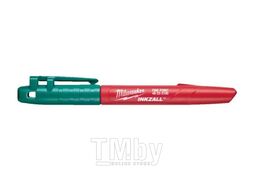 Маркер тонкий Зеленый INKZALL™ для стройплощадки MILWAUKEE 4932492127