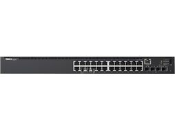 Коммутатор Dell Networking N1524, 24x 1GbE + 4x 10GbE SFP+ fixed ports, Stacking, IO to PSU airflow/Life time Warranty