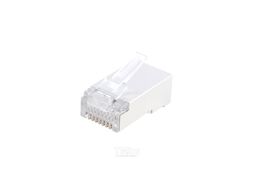 Коннектор Hyperline (PLUG-8P8C-U-C5-SH-100) FTP кат.5e RJ45 прозрачный (100шт)