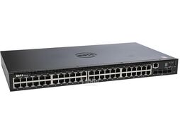 Коммутатор Dell Networking Switch N1548 Managed L3, Rack mountable, 1 Gbps (RJ-45) ports quantity 48, SFP+ ports quantity 4, Power supply type Single, Stackable