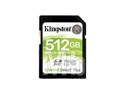 Флеш карта SDXC 512Gb Class10 Kingston SDS2/512GB Canvas Select Plus w/o adapter