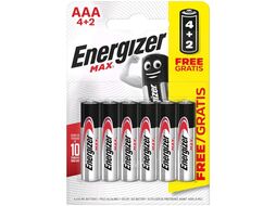 Батарейки Energizer Max LR03 AAA BL4+2 6pcs/Pack