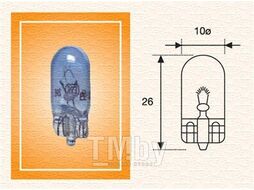 Лампа накаливания W5W 12V Blue MAGNETI MARELLI 2051900000