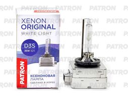 Лампа газоразрядная D3S 42V 35W 4300K PK32d-5 (белый свет) PATRON PLX-D3S4300