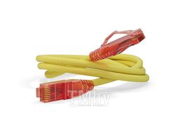 Патч-корд Hyperline PC-LPM-UTP-RJ45-RJ45-C5e-0.3M-LSZH-YL PC-LPM-UTP-RJ45-RJ45-C5E-0.3M U/UTP не экранированный RJ-45 вил.-вилка RJ-45 кат.5E 0.3м желтый LSZH 24AWG