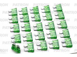 Предохранитель пласт.коробка ATC Fuse 30A зеленый PATRON PFS033