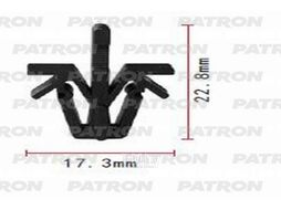 Клипса пластмассовая Lexus,Toyota применяемость: решётки PATRON P37-0981