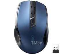 Мышь компьютерная беспроводная UGREEN Ergonomic Wireless Mouse 2.4G 4000DPI Silence Design MU006 (Blue) 15064