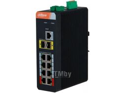 Коммутатор Dahua DH-IS4210-8GT-120 (8-портовый, PoE, 10/100/1000 Мбит/с, STP, RSTP, MSTP, 802.1X, ACL, ERPS)