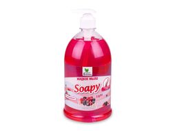 Жидкое мыло "Soapy" Light "Ягодный десерт" с дозатором 1000 мл. Clean&Green CG8240