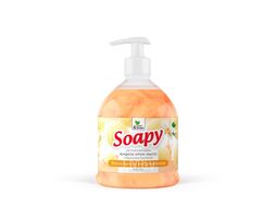 Крем-мыло жидкое с перламутром "Soapy" ванильное морож. увлаж. с дозатор. 500 мл. Clean&Green CG8302